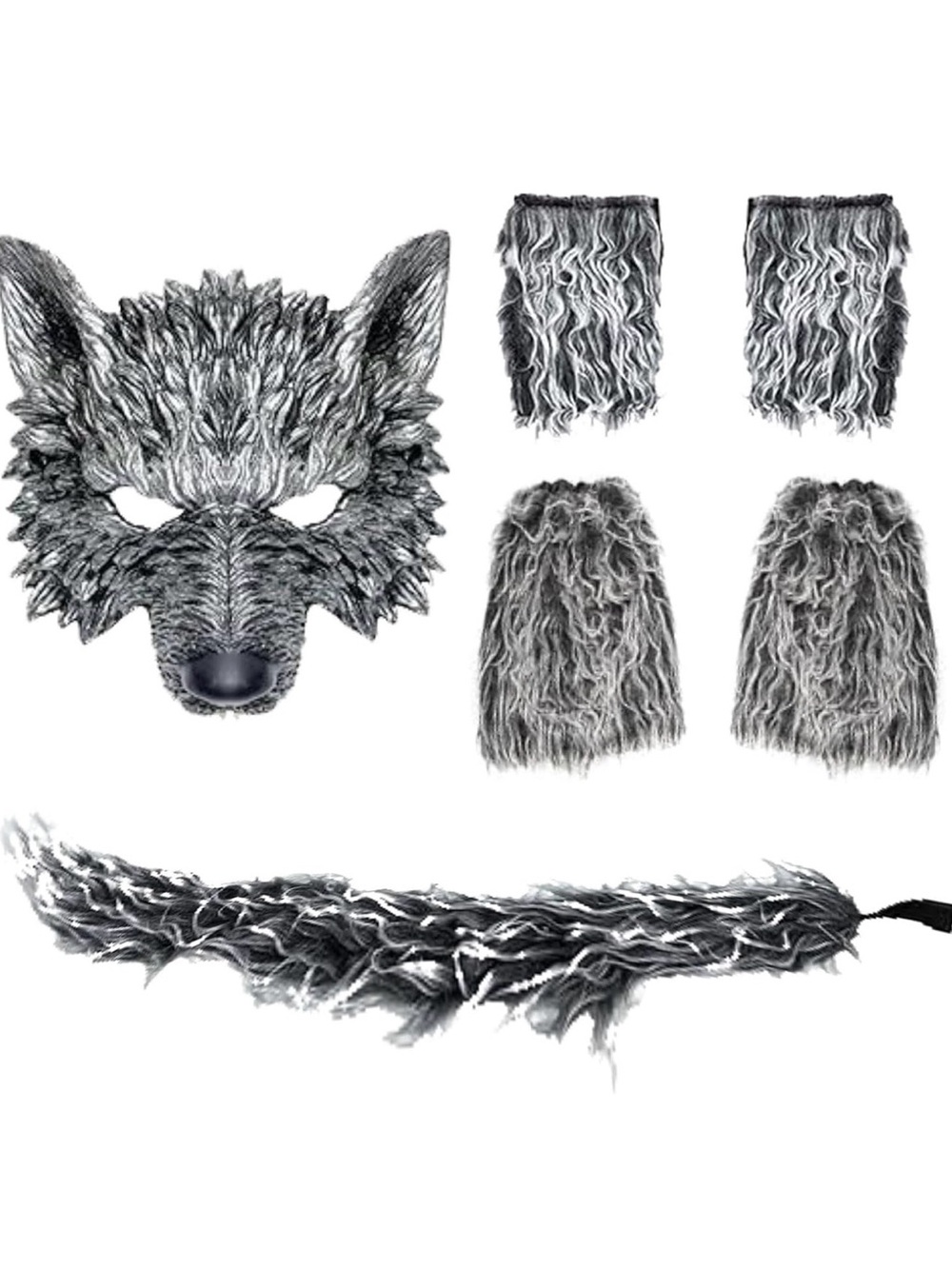 Warewolf Unisex Costume 6 piece set